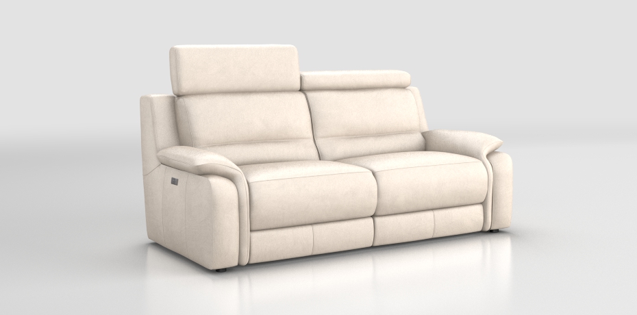 Sirignano - 3 seater sofa with 2 electric recliners